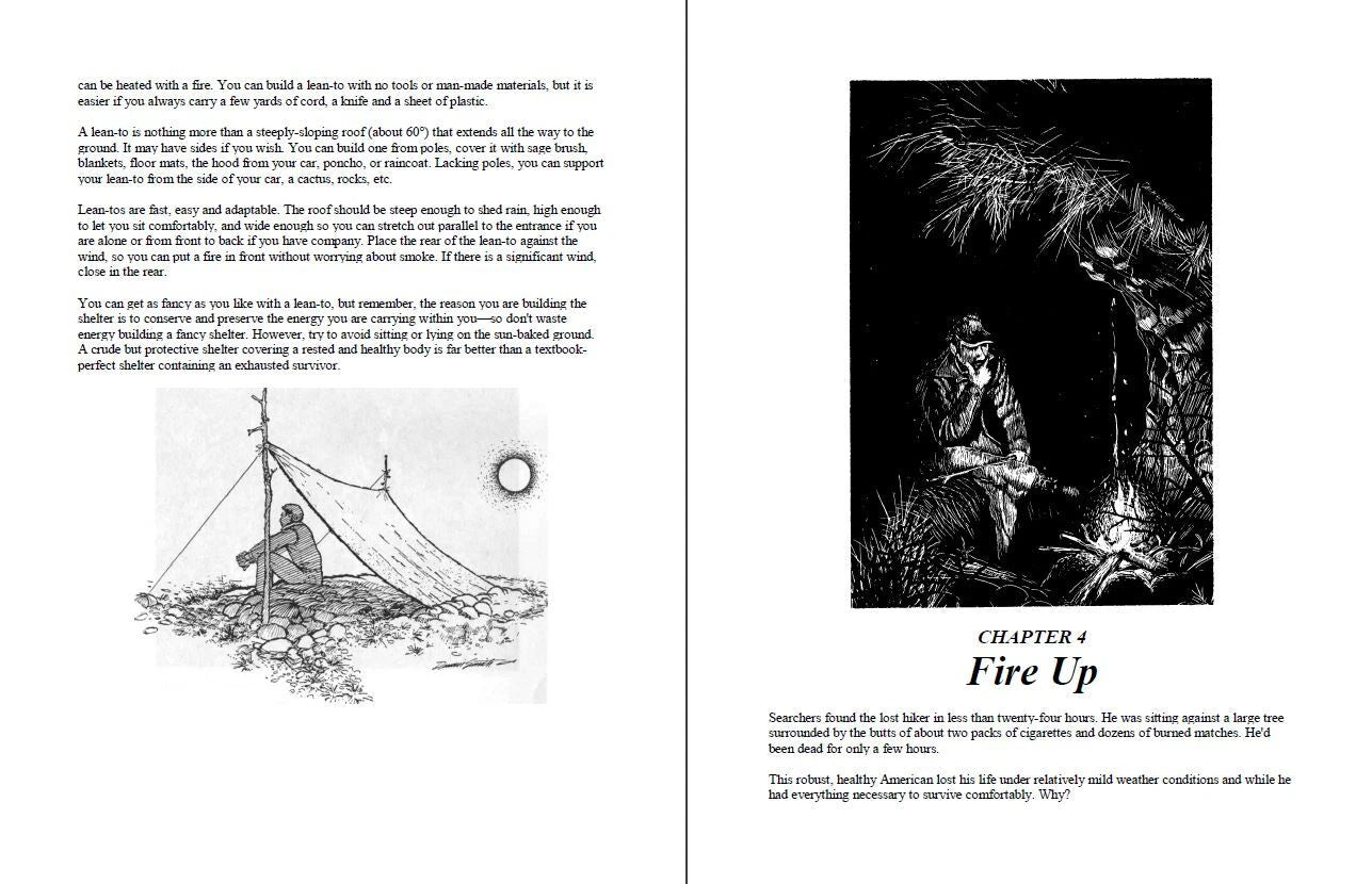 Survival - Wilderness Shelter Resources Adaptation First Aid 190 Unique Title and Survival Manuals
