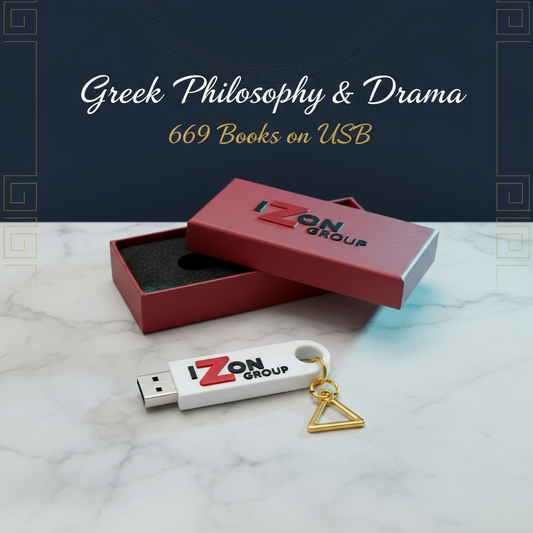 Greek Philosophy & Drama - Triangle Keychain